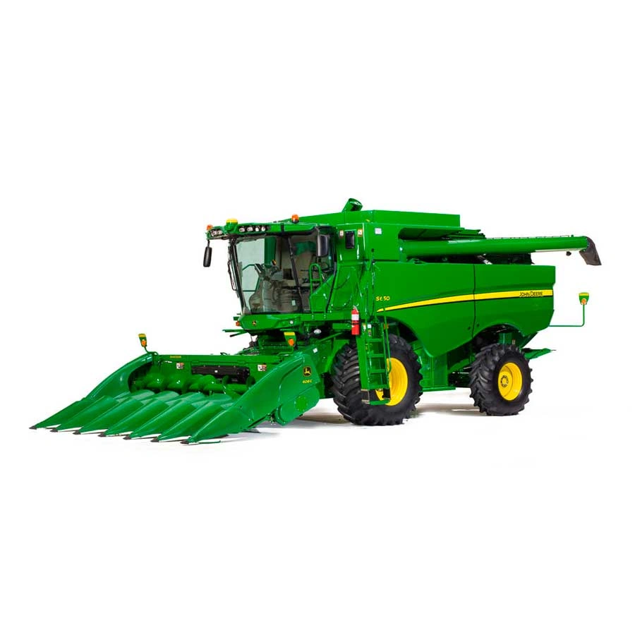 Equipamento agrícola preparado para embarque internacional